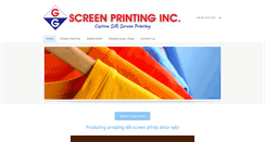 Desktop Screenshot of ggscreenprinting.com