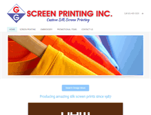 Tablet Screenshot of ggscreenprinting.com